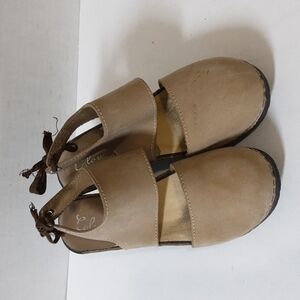 Stockholm Calou  women leather upper mule size 39. Casual Vacation Y2k Office